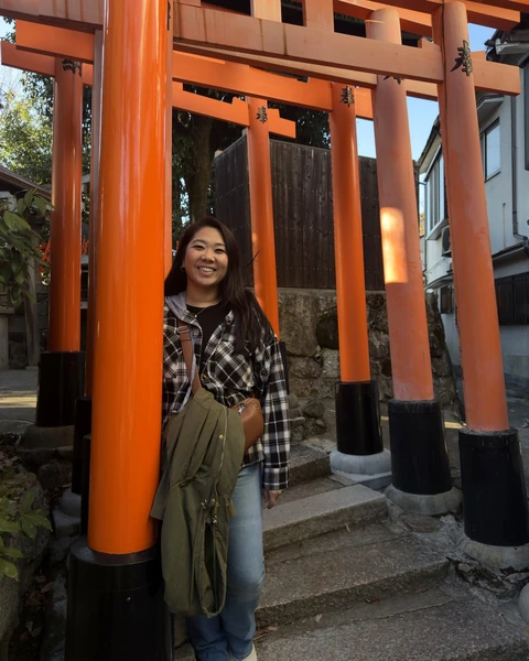 Orange torii gates at Fushimi Inari in Kyoto